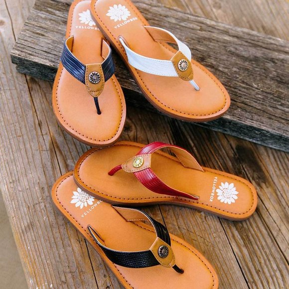 YELLOW BOX FLIP FLOPS DOMINIC COLOR NAVY M WIDTH - Picture 6 of 6